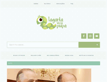 Tablet Screenshot of lagartavirapupa.com.br